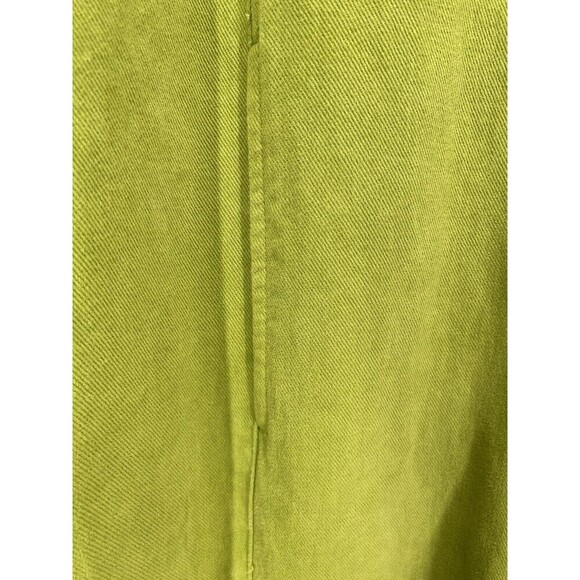 CMC Color Me Cotton Wacky Moss Green Coat Embroidered Artsy XL - Picture 7 of 11